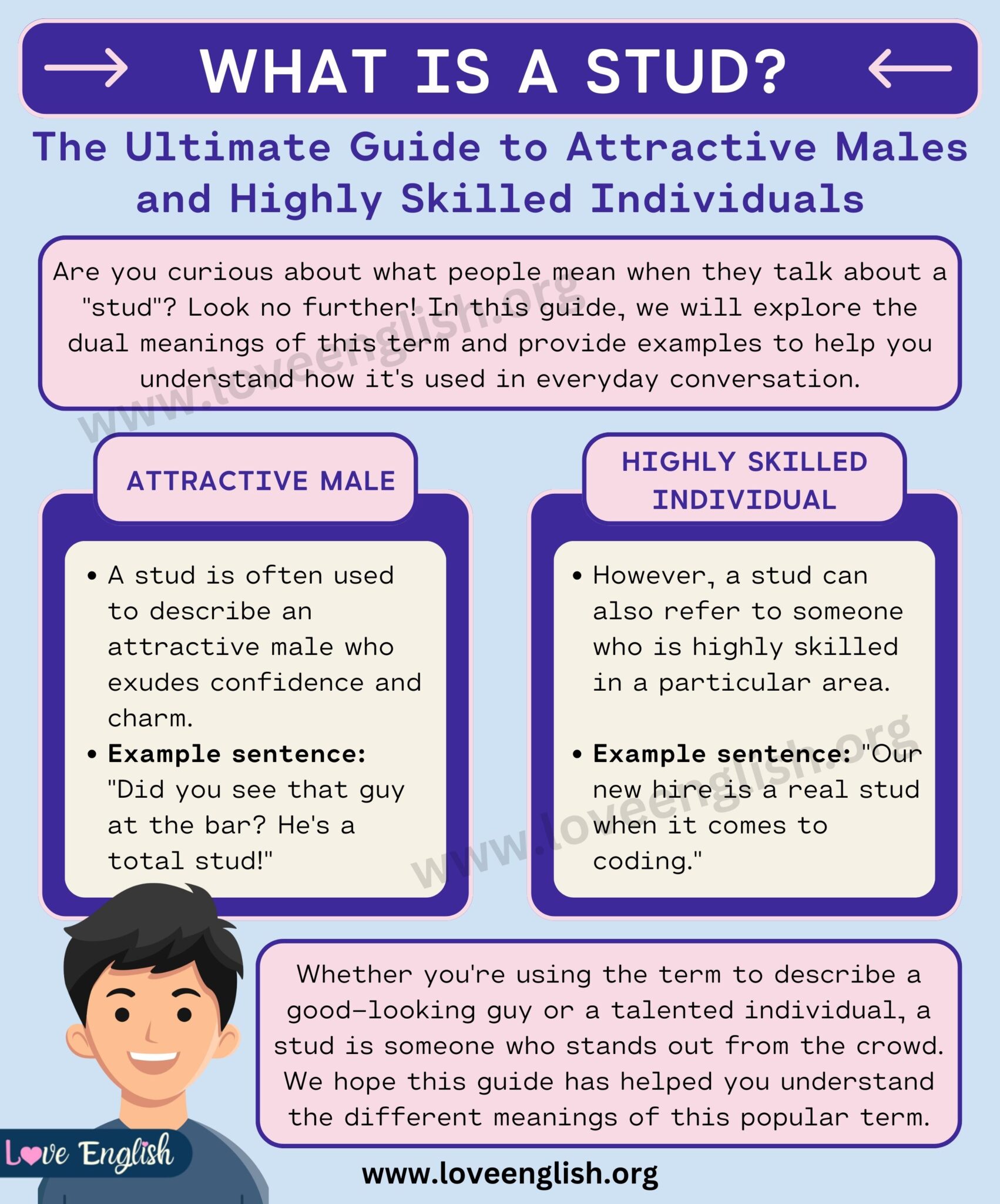 What Is A Stud? The Ultimate Guide To Understanding Attractive Men - Love  English